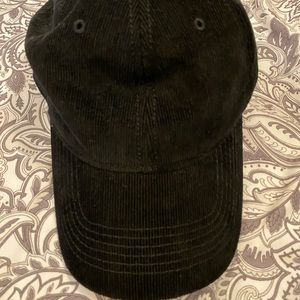 Black John Galt corduroy hat